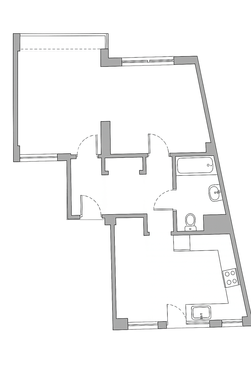 Floor plan of the apartment